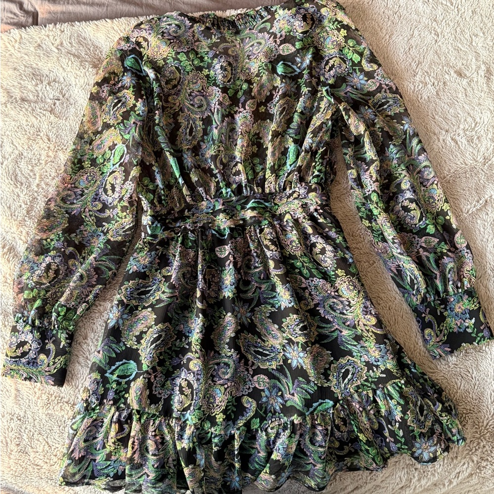 Zara Multicolor Patterned Fabric
